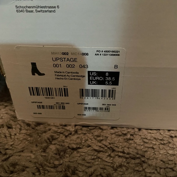 Aldo upstage black square toe boot! Worn once! Size 8 - Picture 4 of 4